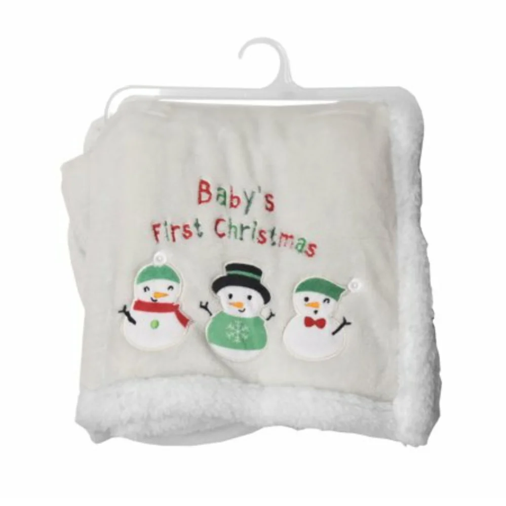 Baby's First Christmas Blanket